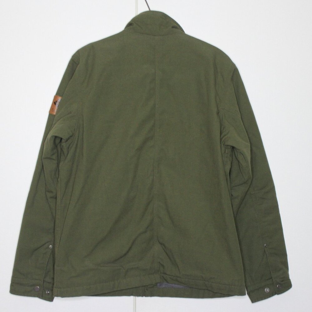 Barn Jacket Columbia Coat Like New Olive Green Fleeced Lined Insulated Jacket - Picture 13 of 13
